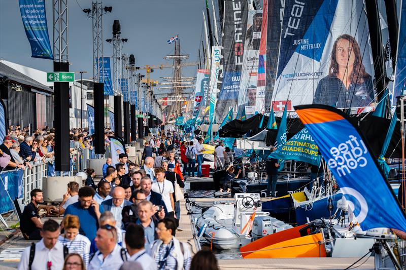 IMOCA skippers must cope with the Saint-Malo photo copyright Eloi Stichelbaut / polaRYSE / IMOCA taken at  and featuring the IMOCA class