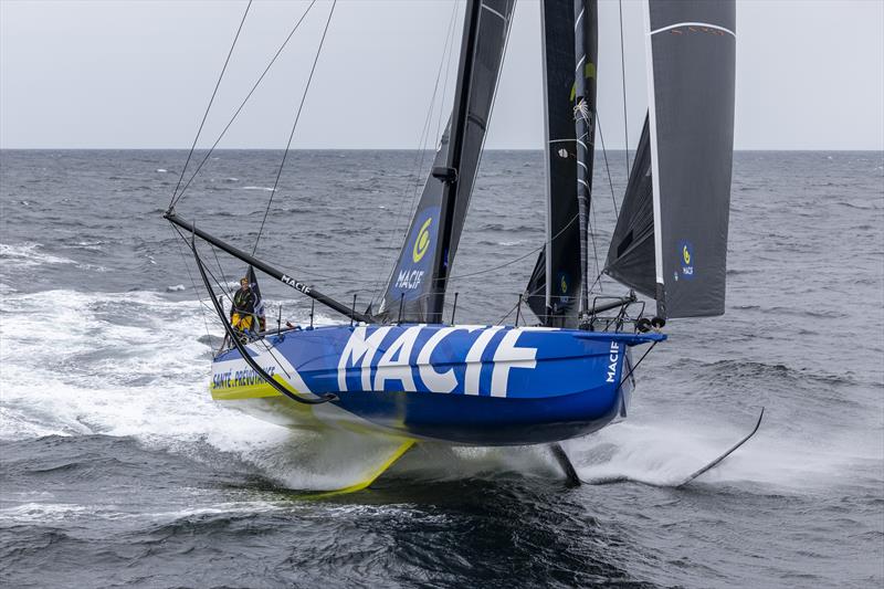 Charlie Dalin aboard the IMOCA MACIF Santé Prévoyance - photo © JM.Liot / Alea / Disobey / Macif