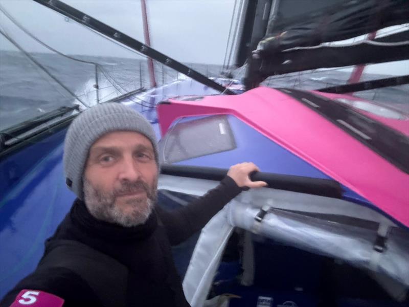 Eric Bellion on board Stand As One - Altavia - Vendée Globe photo copyright Eric Bellion / VG 2024 taken at  and featuring the IMOCA class