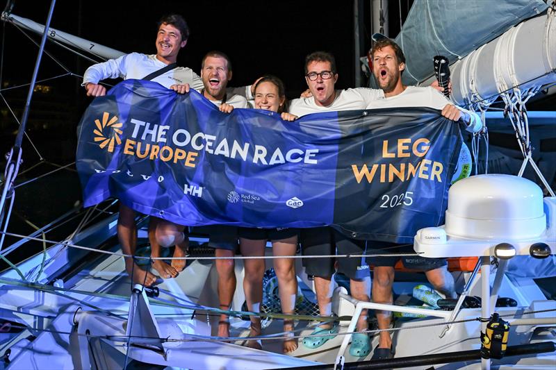 The Ocean Race Europe Leg 5 Finish in Boka Bay - photo © Vincent Curutchet / The Ocean Race Europe 2025