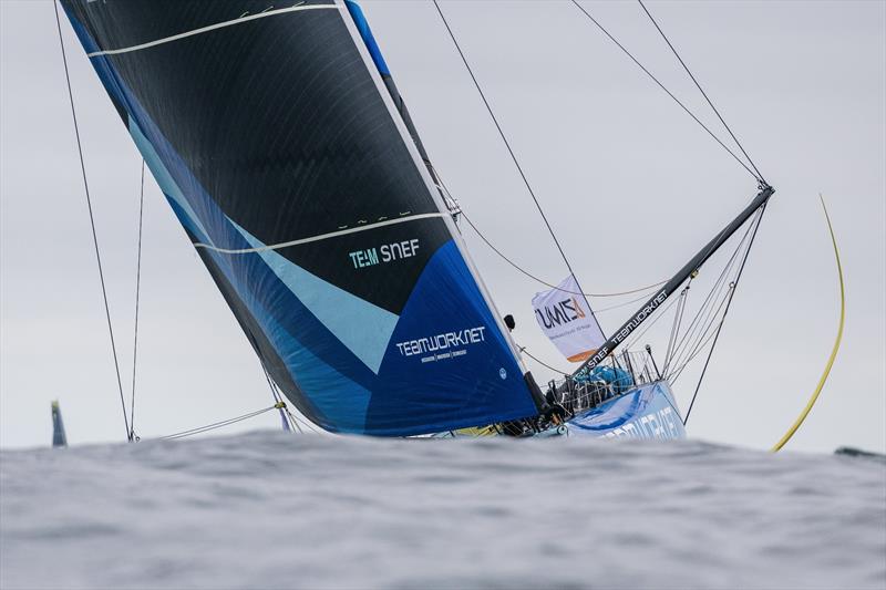 Justine Mettraux on Teamwork-Team SNEF - 15th Défi Azimut Lorient Agglomération - photo © Jean-Marie Liot