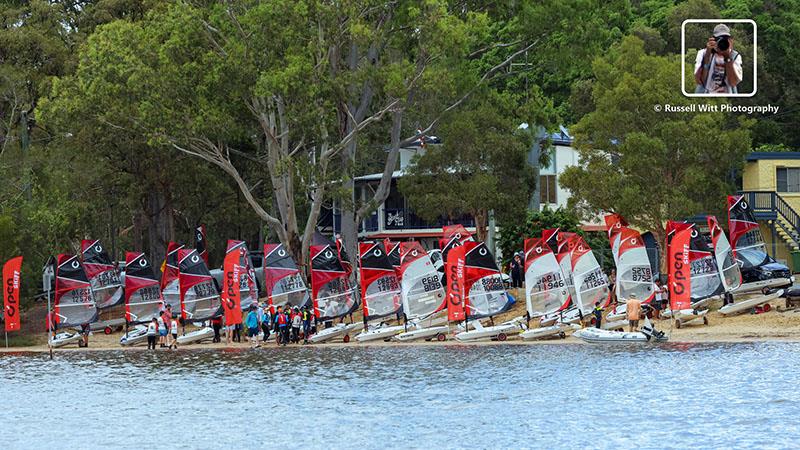 2024 AUS O'pen Skiff Championships photo copyright Russell Witt taken at Lake Cootharaba Sailing Club and featuring the O'pen Skiff class