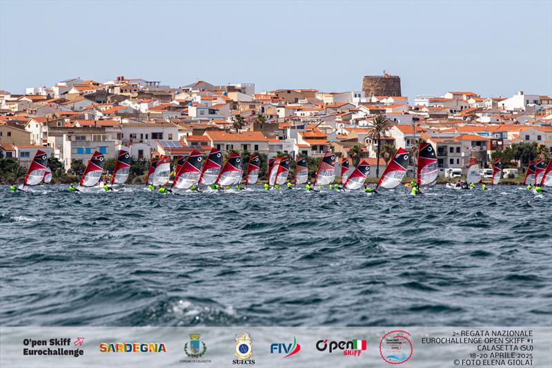 2025 OpenSkiff Eurochallenge at Calasetta - Day 2 - photo © Elena Giolai