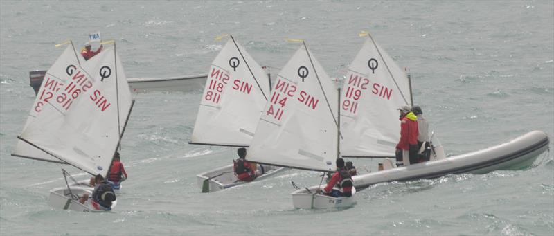 IODA Optimist Asian Team Racing Championship day 2 photo copyright Jaffar Ali taken at Bahrain Maritime Sports Association and featuring the Optimist class