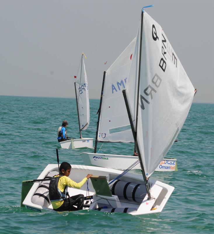 ODA Optimist Asian Championship 2014 day 2 photo copyright Jaffar Ali taken at Bahrain Maritime Sports Association and featuring the Optimist class