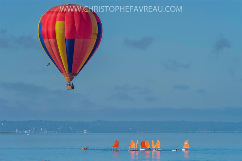 Peaceful photo copyright Christophe Favreau taken at Australian 18 Footers League and featuring the Optimist class