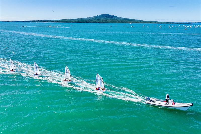 Day 2 - 2023 Toyota Optimist NZ Nationals - Wakatere BC  - photo © Adam Mustill, Wakatere BC