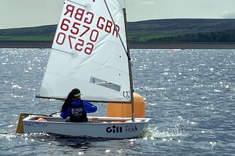 IOCA Gill Early Summer Optimist Championships at Derwent Reservoir photo copyright James Self taken at Derwent Reservoir Sailing Club and featuring the Optimist class