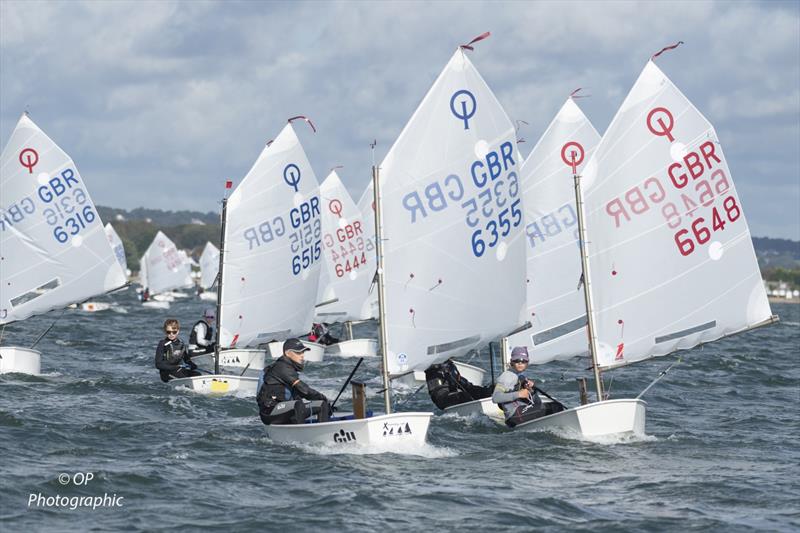 IOCA UK End of Season Championship and Optimist open meeting at Parkstone photo copyright Paul Sanwell / OPP taken at Parkstone Yacht Club and featuring the Optimist class