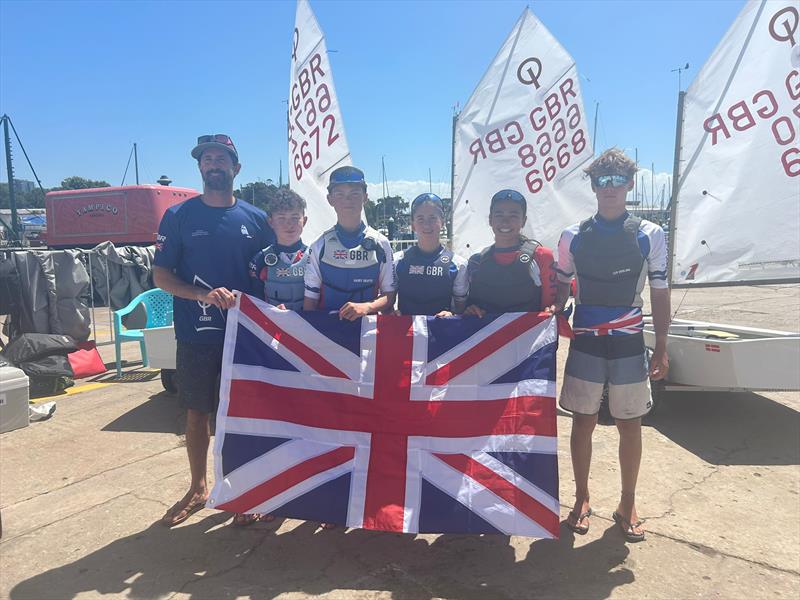 Optimist World Championship at Club Nautico Mar del Plata, Argentina photo copyright IOCA UK taken at Club Nautico Mar del Plata and featuring the Optimist class