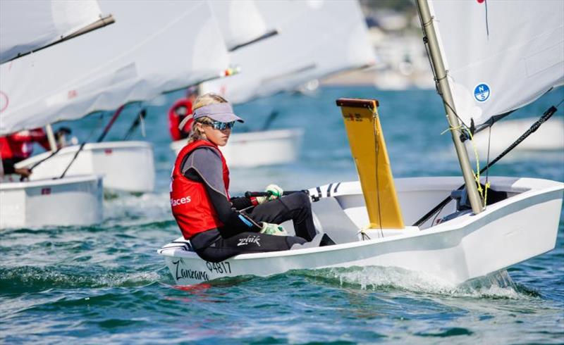 Zofia Wells was the top girl for the second consecutive year - 2025 National Optimist Championships - RAYC - April 2025 - photo © Live Sail Die