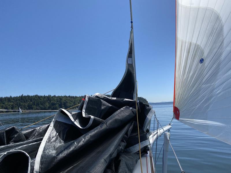 Sea glass replaced shag carpet on Blake Island's western flank photo copyright David Schmidt taken at Seattle Yacht Club and featuring the ORC class