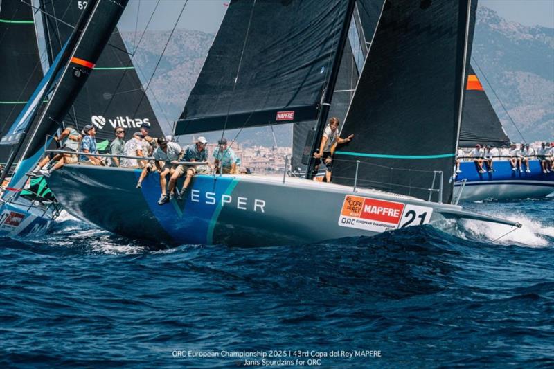 TP52 VESPER, owned and helmed by David Team - ABANCA ORC 0 - ORC European Championship 2025 | Copa del Rey MAPFRE - photo © Janis Spurdzins for ORC