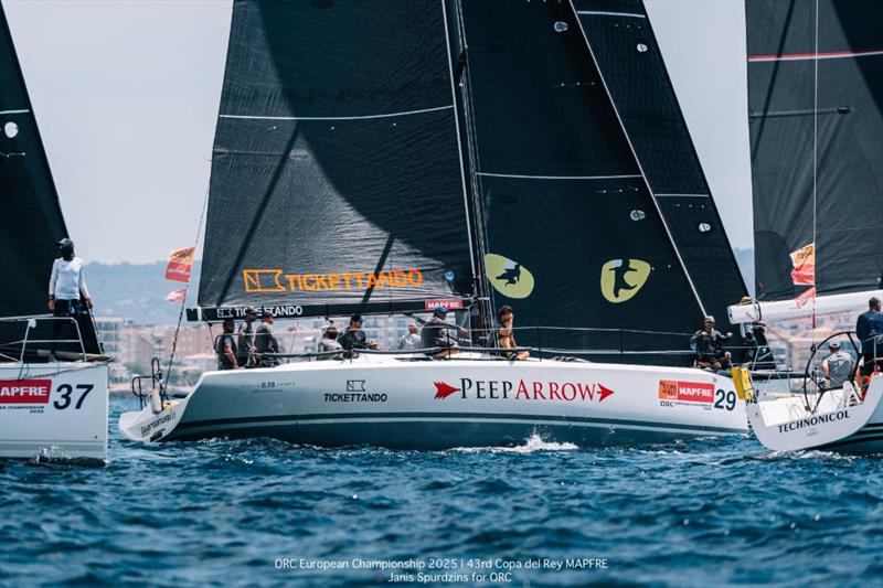 GUARDAMAGO 3 (Italia 11.98), led by Massimo Piparo (ITA) - Ubico ORC B - ORC European Championship 2025 | Copa del Rey MAPFRE - photo © Janis Spurdzins for ORC