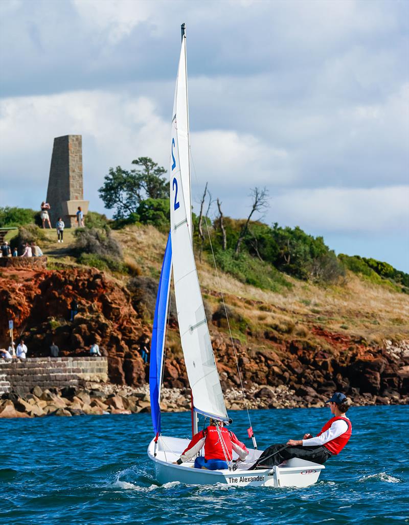 Victorian School Team Sailing State Championships 2023 photo copyright Alan Dillon taken at Mornington Yacht Club and featuring the Pacer class