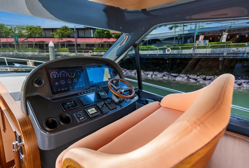 Palm Beach GT60 Jet Drive - Helm - photo © Palm Beach Motor Yachts