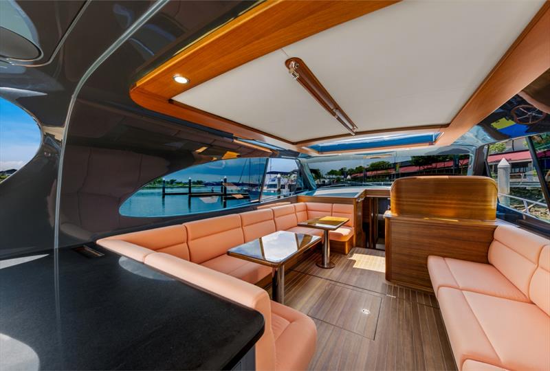 Palm Beach GT60 Jet Drive - Salon - photo © Palm Beach Motor Yachts