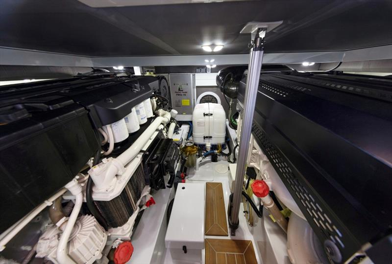Palm Beach GT60 Jet Drive - Engine room - photo © Palm Beach Motor Yachts