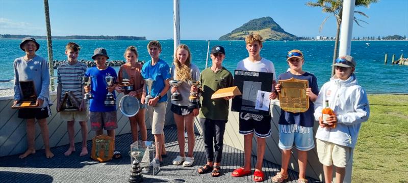 Trophy Winners - P class - 2024 Tauranga Cup, January 9, 2024, Tauranga - photo © Gary Smith