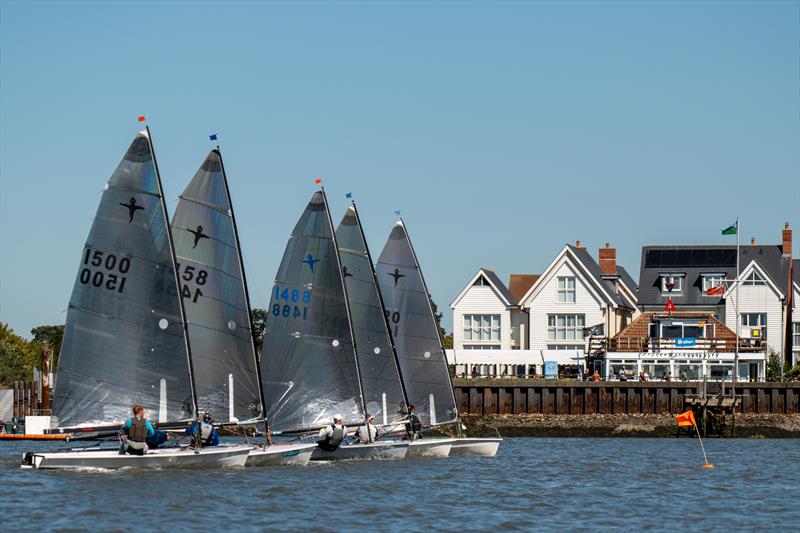 The Phantom class, a staple of the week, are starting from the BSC Line at Burnham Week 2025 - photo © Petru Balau Sports Photography / sports.hub47.com