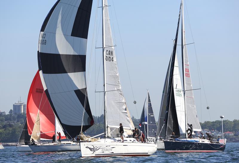 Racecourse drama ensues at the 2017 Swiftsure International Yacht Race - photo © Jan Anderson