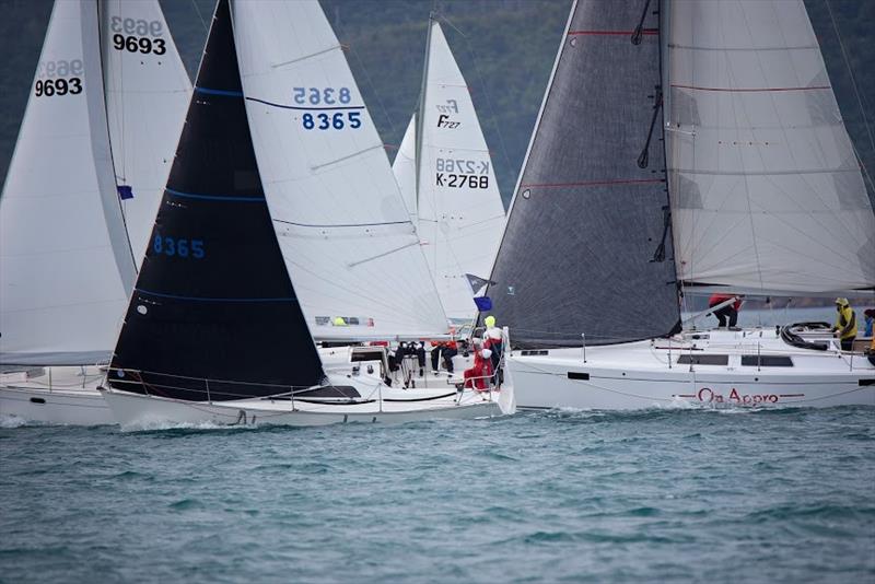 Div 2 start - Mud House Wines Women's Keelboat Regatta, September 2019 photo copyright Karmyn Ingram taken at Waikawa Boating Club and featuring the PHRF class