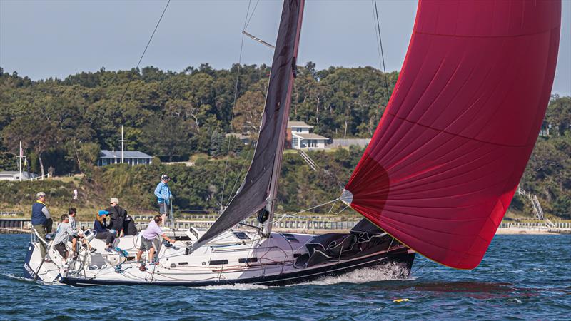 Racecourse action at the 2021 Whitebread Round the Whirl Regatta photo copyright Rich LaBella / www.RJlaBellaPhotos.com taken at Black Bear Yacht Racing Association and featuring the PHRF class