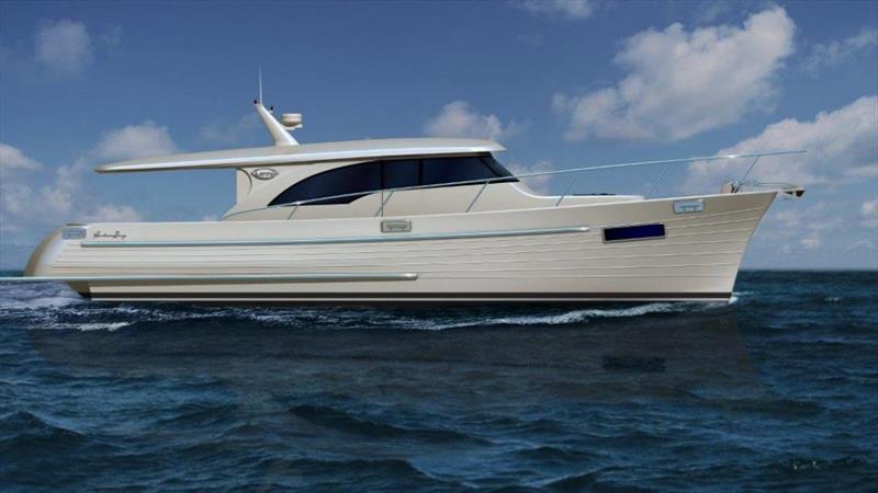 Hudson Bay 390 - Artist Impression photo copyright Sanctuary Cove Media taken at  and featuring the Power boat class