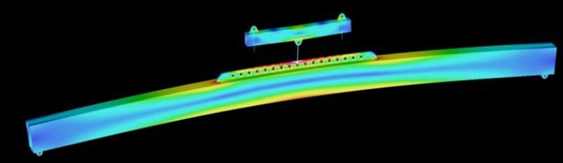 Lifting equipment deflection analysis photo copyright Riviera Australia taken at  and featuring the Power boat class