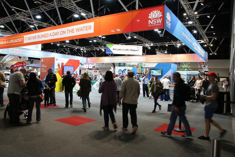 Sydney International Boat Show - Boating Safety Zone photo copyright AAP Medianet taken at  and featuring the Power boat class