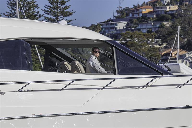 The Vista windows of the Maritimo X60. Little wonder every client has ordered this option. Quite brilliant photo copyright John Curnow taken at  and featuring the Power boat class