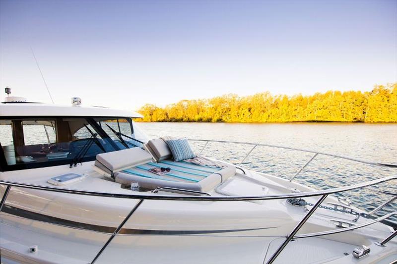 Riviera 395 SUV Foredeck - photo © Riviera Australia