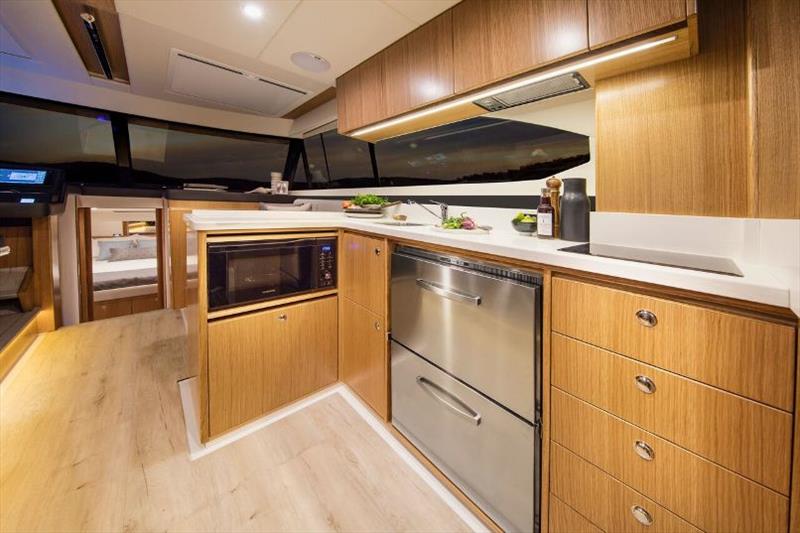 Riviera 395 SUV Galley - photo © Riviera Australia