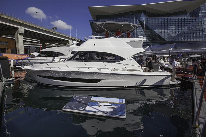 Riviera's 39 Sport Motor Yacht had her World Premiere at the Sydney International Boat Show - photo © John Curnow