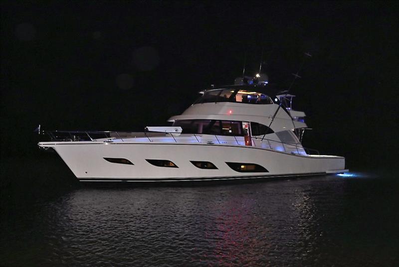 Boats like Riviera's new 72 Sports Motor Yacht, seen here at her World Premiere on the Gold Coast, could benefit from new trade arrangements photo copyright John Curnow taken at  and featuring the Power boat class
