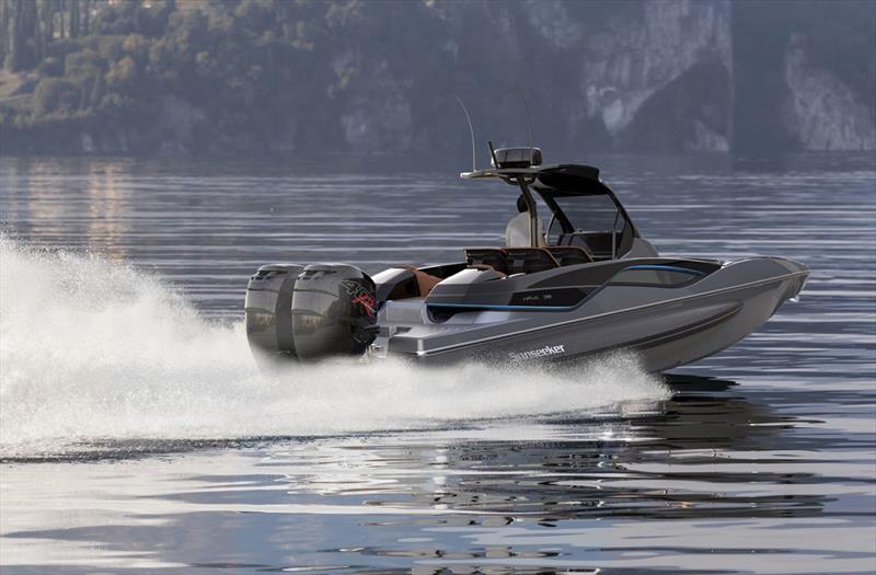Sunseeker new high-performance Hawk 38 photo copyright Sunseeker taken at  and featuring the Power boat class