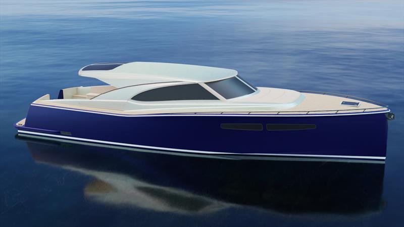 New Composites Constructions 48-footer - sleek, purposeful, and able to handle rough water  - photo © Composites Constructions