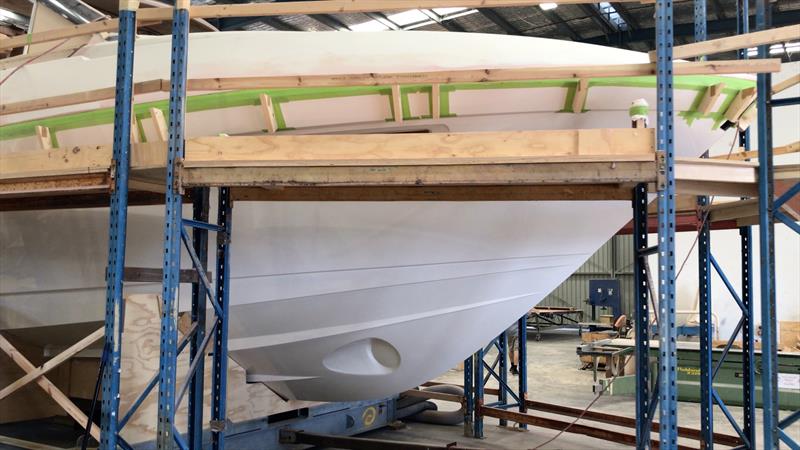 In build with Maritimo's X50 - photo © John Curnow