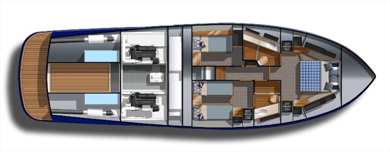 GB54 Upper Galley - Lounges photo copyright Grand Banks Yachts taken at  and featuring the Power boat class