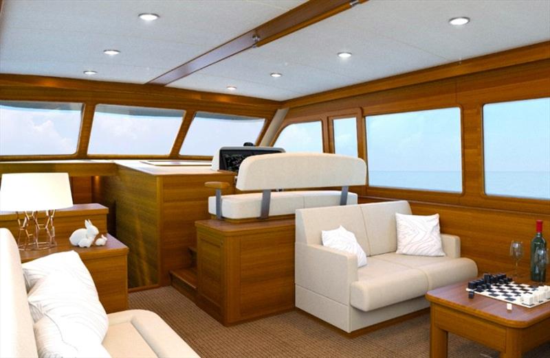 Grand Banks 54 Saloon - photo © Grand Banks Yachts