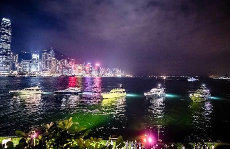 The MCY fleet in Hong Kong - photo © Monte Carlo Yachts Asia