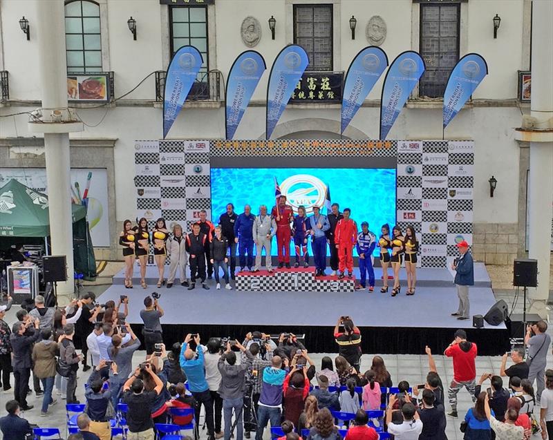 Macau APA Championship 2019. Handing out the prizes photo copyright Lowell M taken at  and featuring the Power boat class