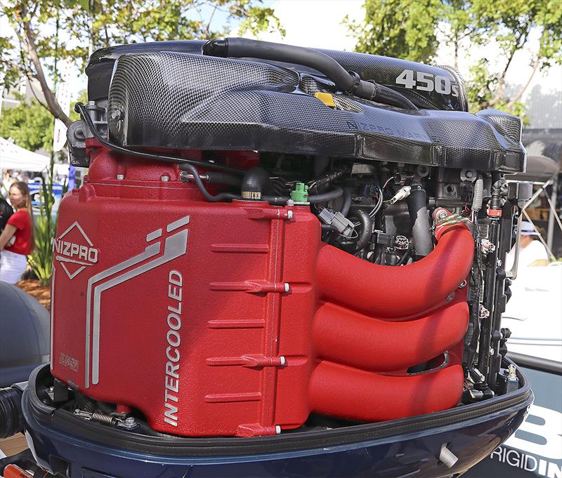 Red Alien? The outcome is anything but evil. Nizpro 450S is the most wicked outboard in the segment photo copyright John Curnow taken at  and featuring the Power boat class