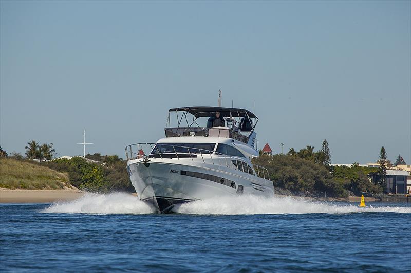 Bow out and making around 20 knots on the Longreef 60 SX - photo © John Curnow