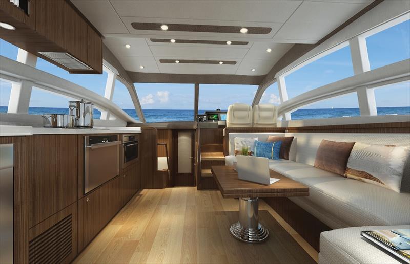 Longreef Yachts 50 SX Flybridge saloon photo copyright Longreef Yachts taken at  and featuring the Power boat class
