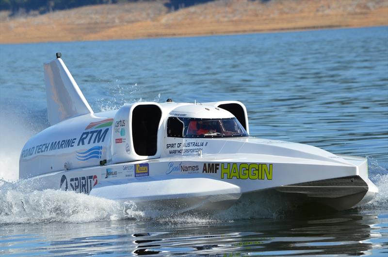 Ken Warby - Sydney International Boat Show photo copyright AAP Medianet taken at  and featuring the Power boat class