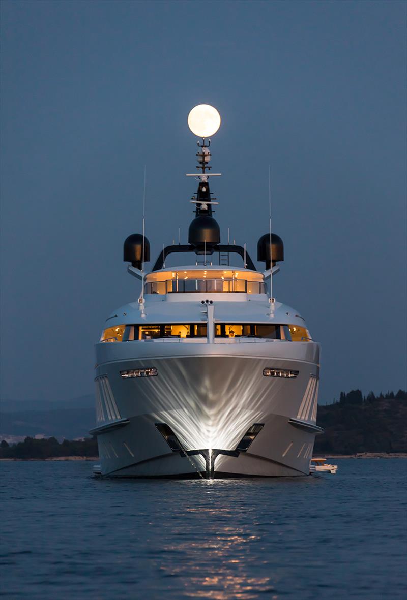 Alia Yachts 60m superyacht Samurai  photo copyright Jeff Brown taken at  and featuring the Power boat class