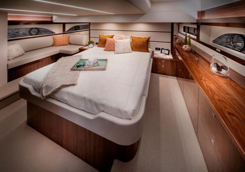 Riviera 545 SUV Master Stateroom - photo © Riviera Australia