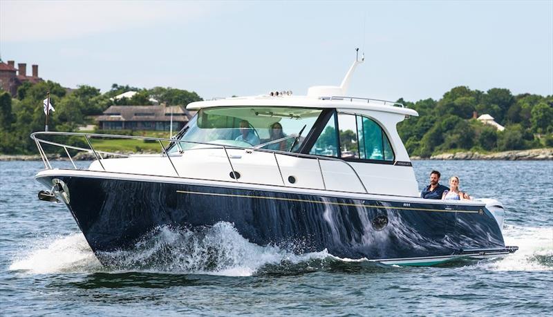 Hinckley Sport Boat 40x photo copyright Cate Brown taken at  and featuring the Power boat class