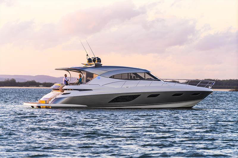 Riviera 6000 Sport Yacht Platinum Edition photo copyright Riviera Studio taken at  and featuring the Power boat class